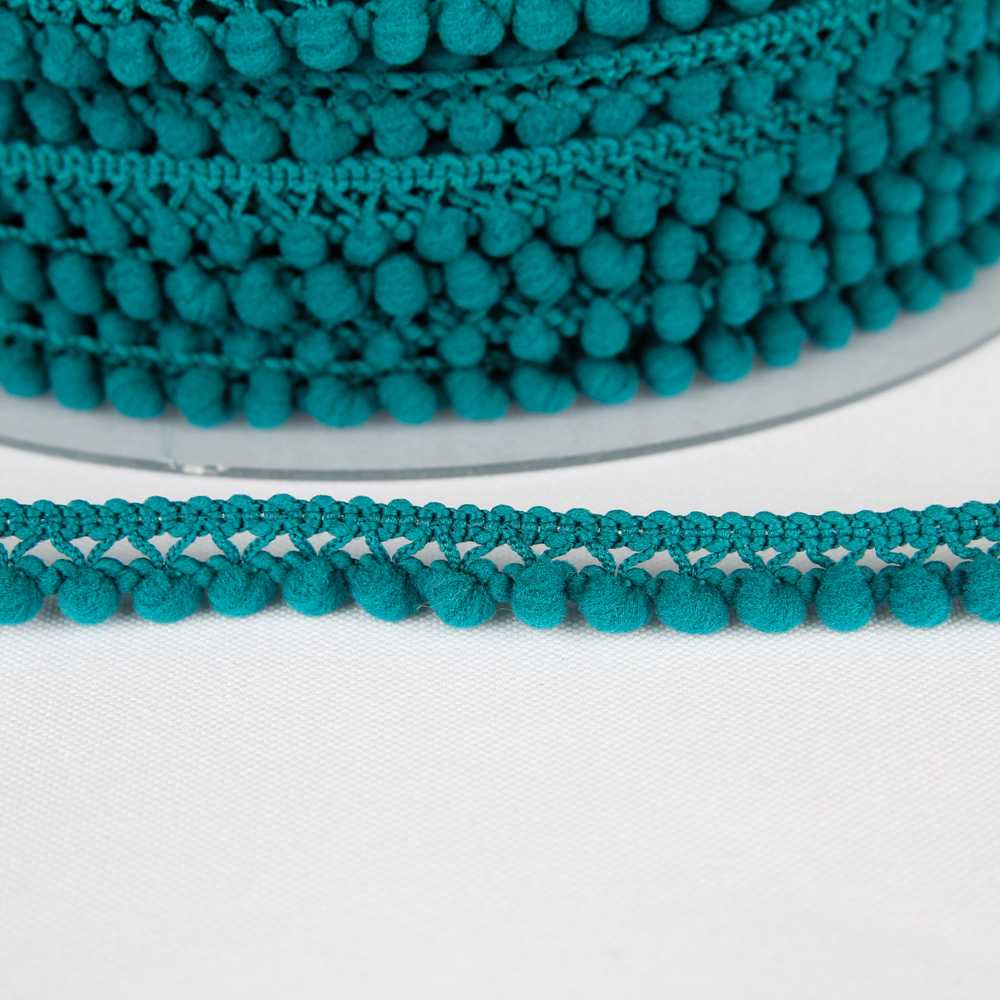 Fita de Pompom Mini Verde Oliva - Ribes y Casals