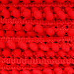 Fita de Pompom Mini Vermelha - Ribes y Casals