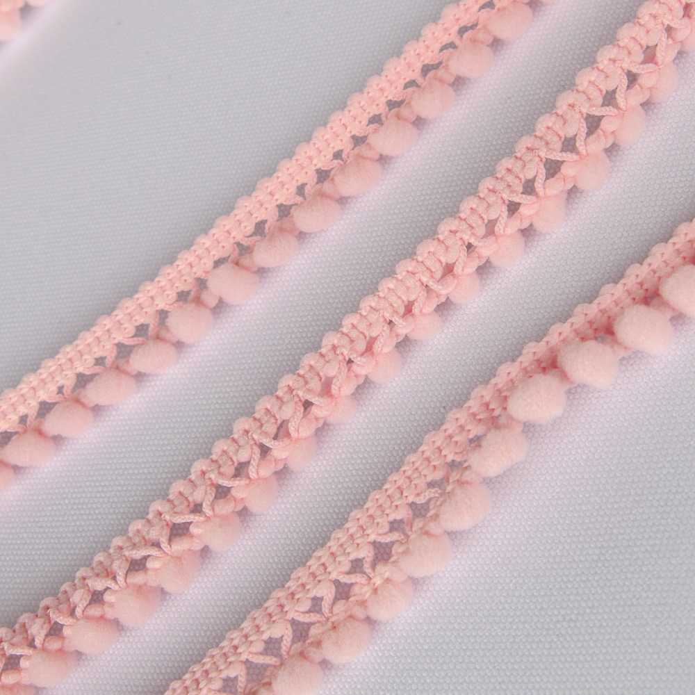 Fita de Pompom Mini Rosa Bébé - Ribes y Casals