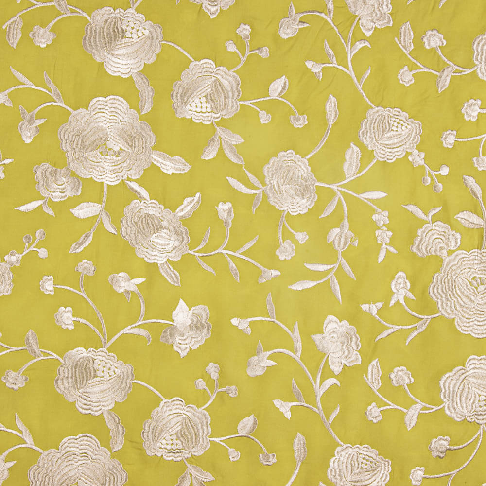 Xale Bordado Cru Tencel Albero - Ribes y Casals