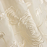 Xale Bordado Cru Tencel Branco Natural - Ribes y Casals