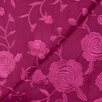 Xale Bordado Fúcsia Tencel Morango - Ribes y Casals