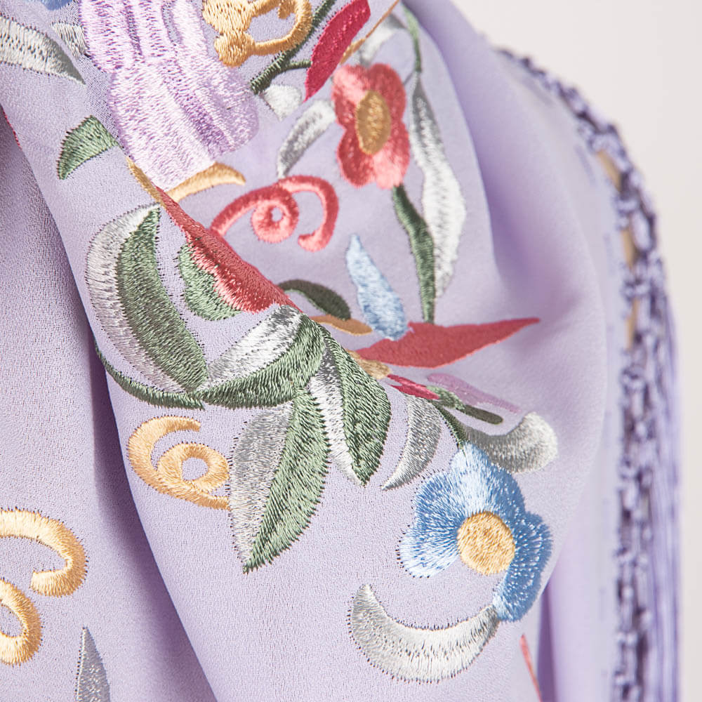 Xale Bordado Cerro Malva - Ribes y Casals