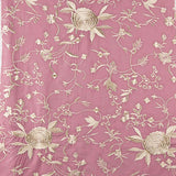 Xale Tencel Bordado Rosa - Ribes y Casals
