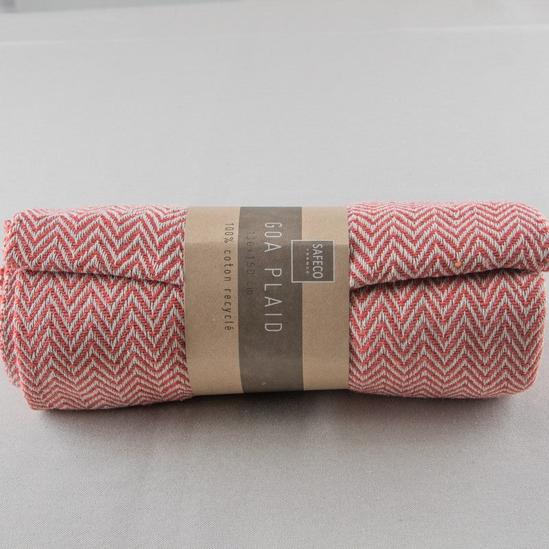 Mantas Plaid Coral - Ribes y Casals