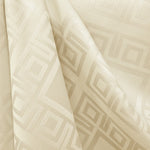 Toalha de Mesa Adamascada Xadrez Bege - Ribes y Casals