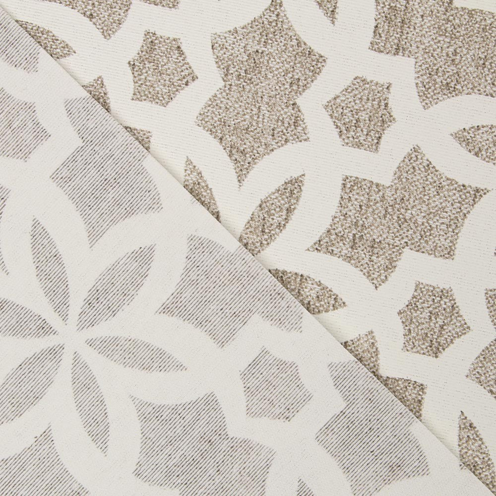 Toalha Anti Nódoas Geométrica Bege - Ribes y Casals