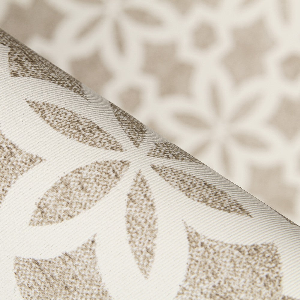 Toalha Anti Nódoas Geométrica Bege - Ribes y Casals