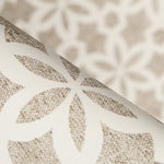 Toalha Anti Nódoas Geométrica Bege - Ribes y Casals