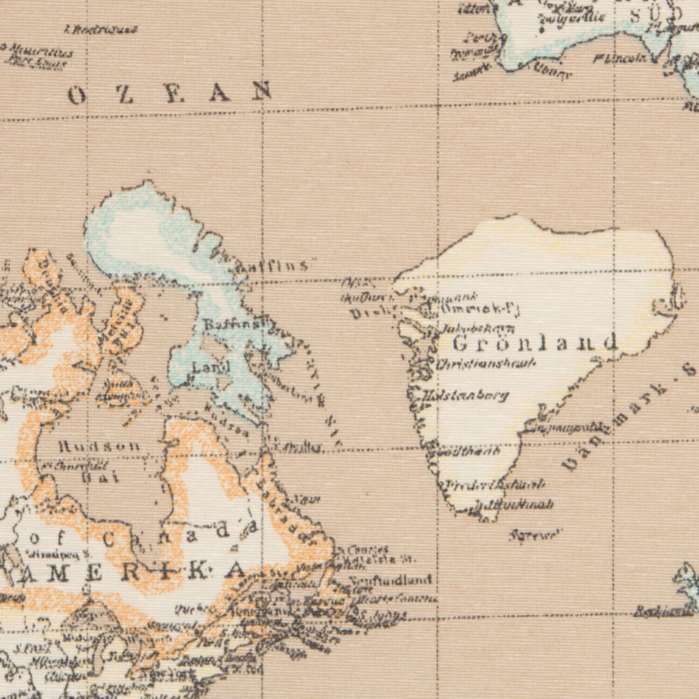 Toalha Anti Manchas Mapa Mundial Areia - Ribes y Casals