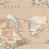Toalha Anti Manchas Mapa Mundial Areia - Ribes y Casals