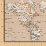 Toalha Anti Manchas Mapa Mundial Areia - Ribes y Casals