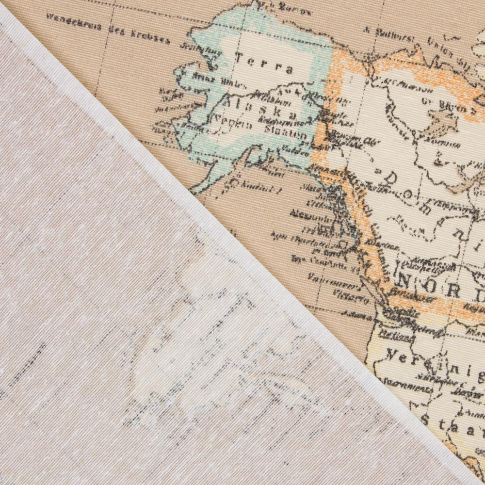 Toalha Anti Manchas Mapa Mundial Areia - Ribes y Casals