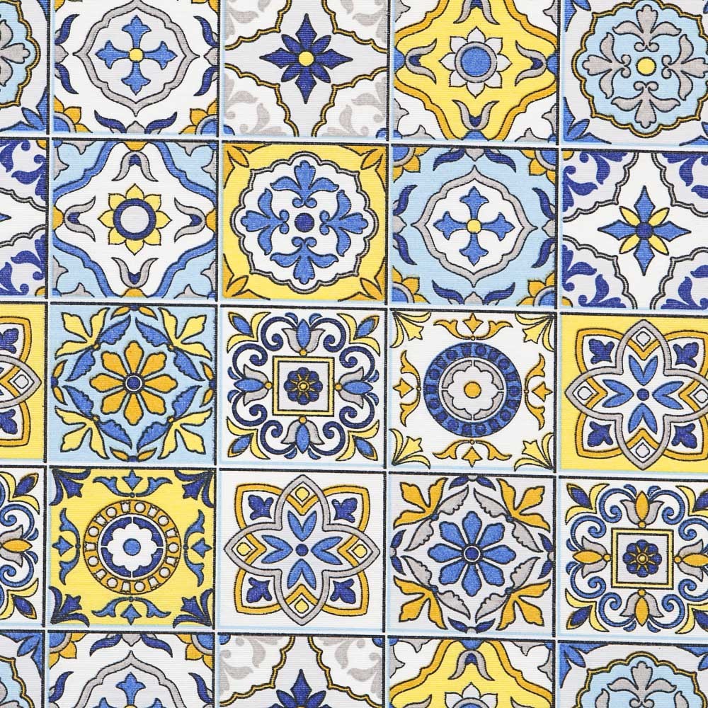 Toalha Anti Nódoas Mosaico Amarelo - Ribes y Casals