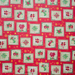 Toalha de Mesa Natal Anti-manchas Quadrados Vermelha - Ribes y Casals