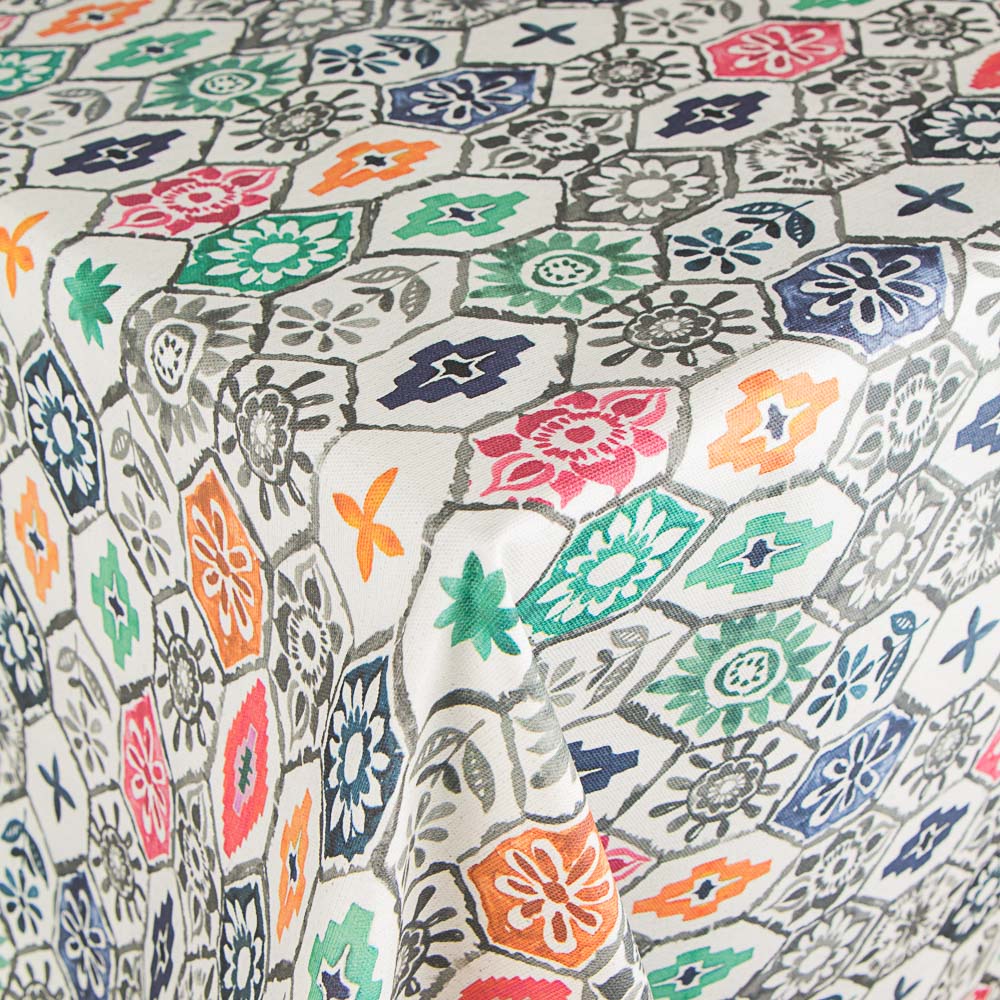 Toalha de mesa Anti-Manchas Geométrica Asteca - Ribes y Casals