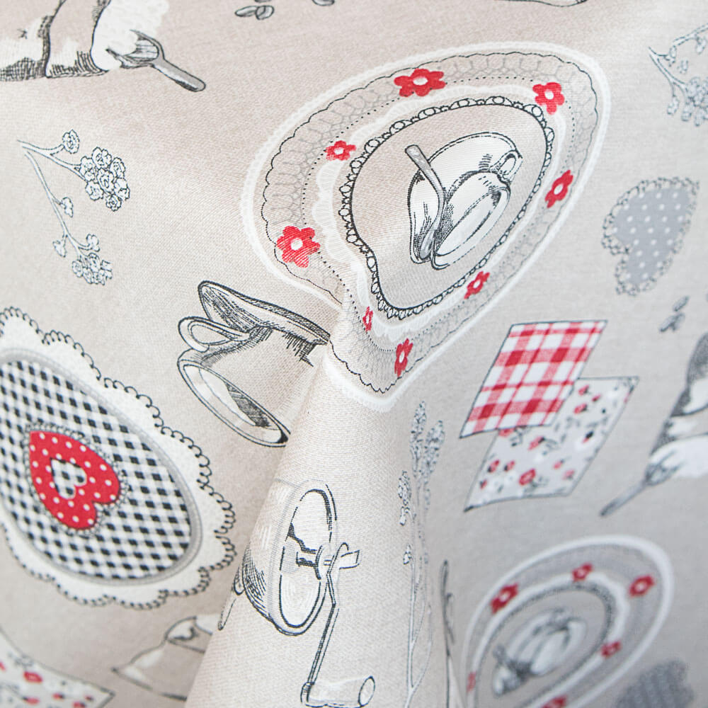 Toalha de Mesa Anti-Manchas Café Rústico - Ribes y Casals