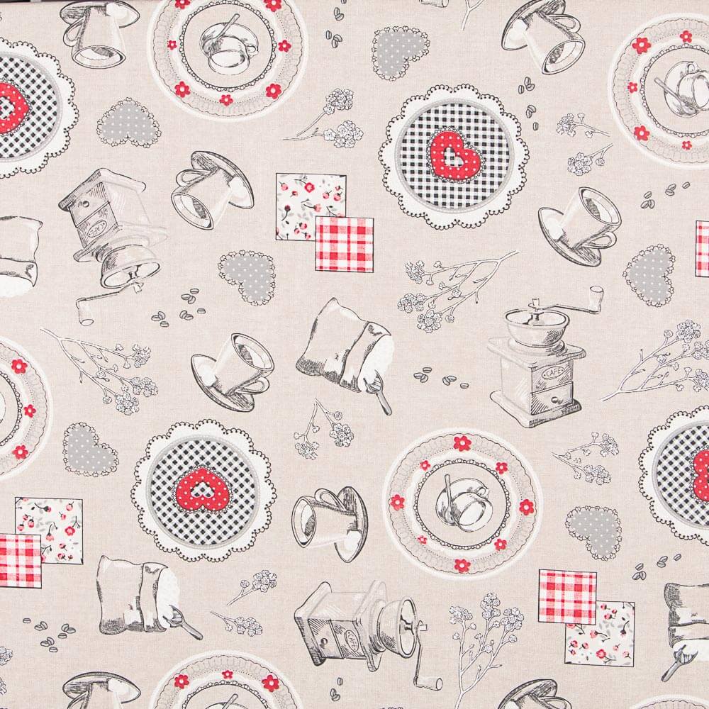 Toalha de Mesa Anti-Manchas Café Rústico - Ribes y Casals