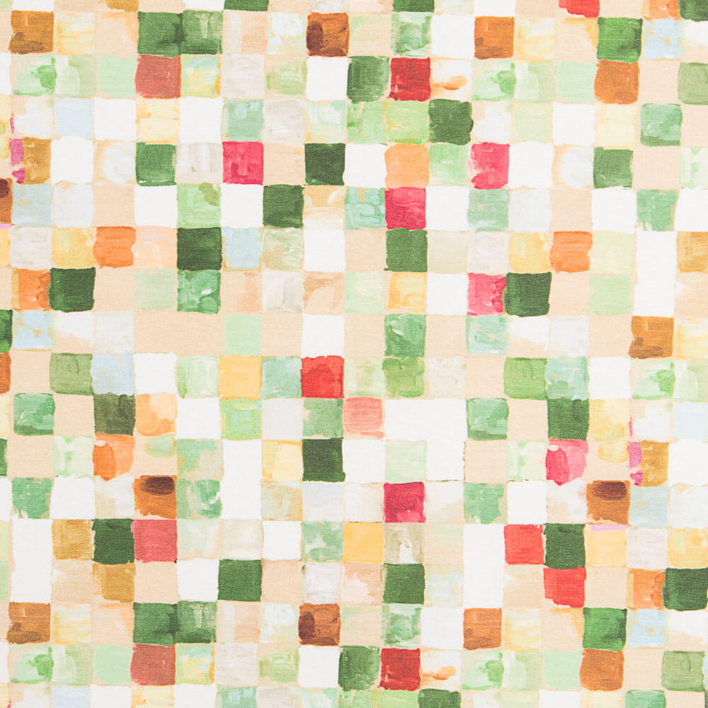 Toalha Anti-Manchas Cubos Multicor - Ribes y Casals