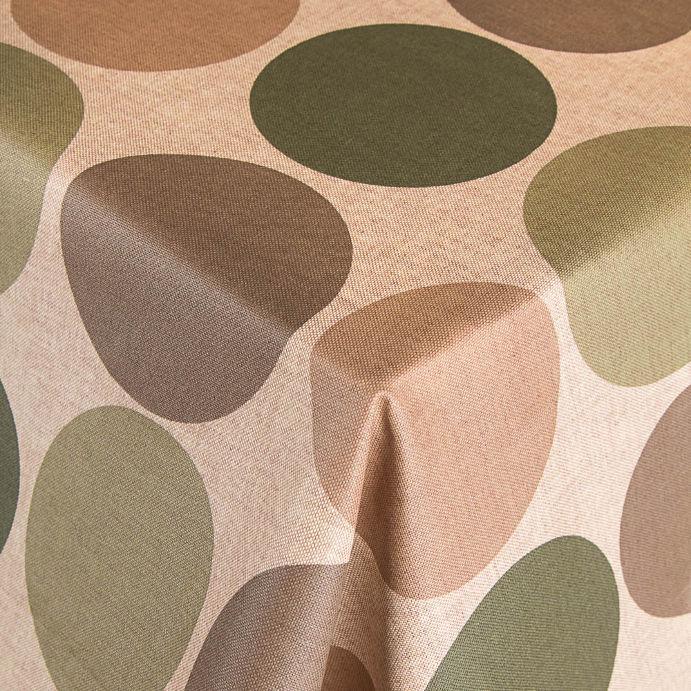 Toalha de mesa Anti-Manchas Aramis Esferas Verde - Ribes y Casals