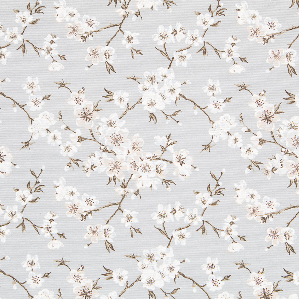 Toalha de Mesa Anti Manchas Flor Japão Cinza - Ribes y Casals