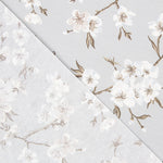 Toalha de Mesa Anti Manchas Flor Japão Cinza - Ribes y Casals