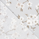 Toalha de Mesa Anti Manchas Flor Japão Cinza - Ribes y Casals