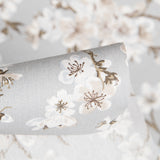 Toalha de Mesa Anti Manchas Flor Japão Cinza - Ribes y Casals