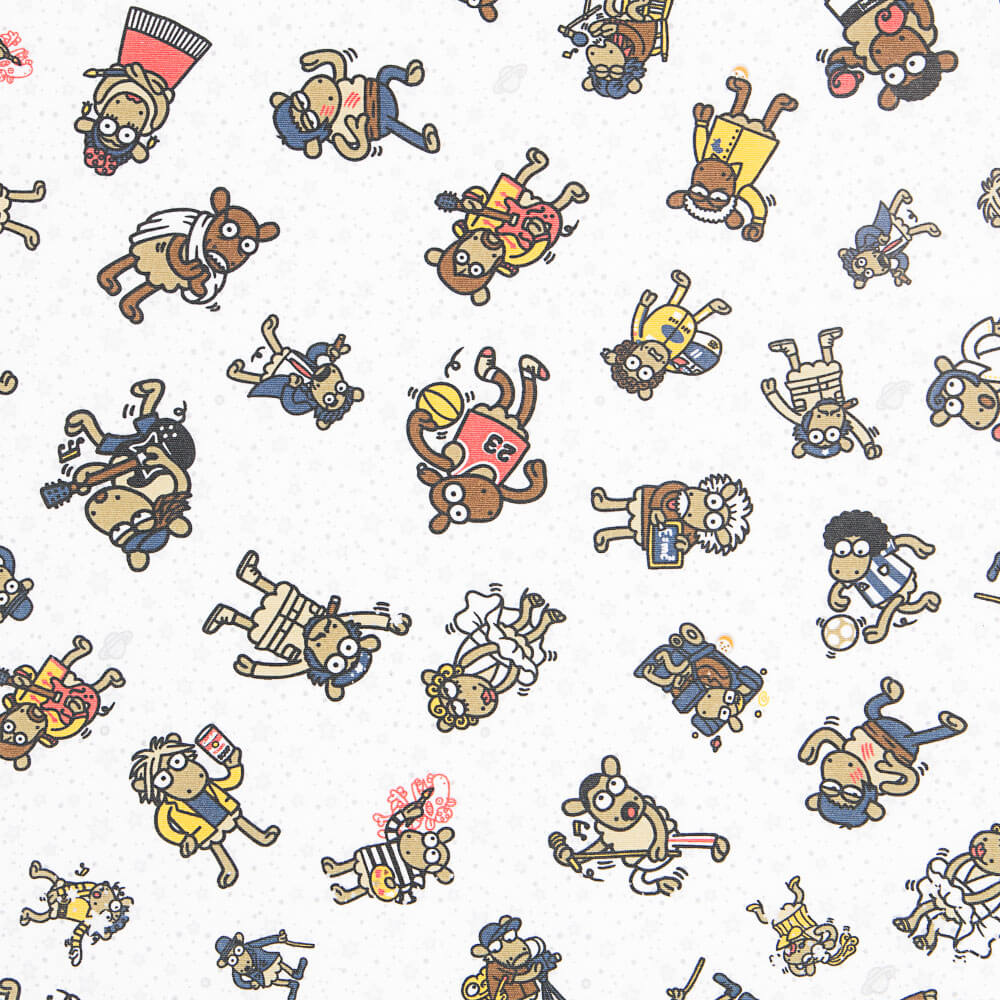 Toalha de Mesa Anti-Manchas Kukuxumusu Branco - Ribes y Casals