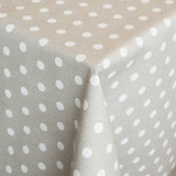 Toalha de Mesa Anti-Manchas Bolinhas Pedra - Ribes y Casals