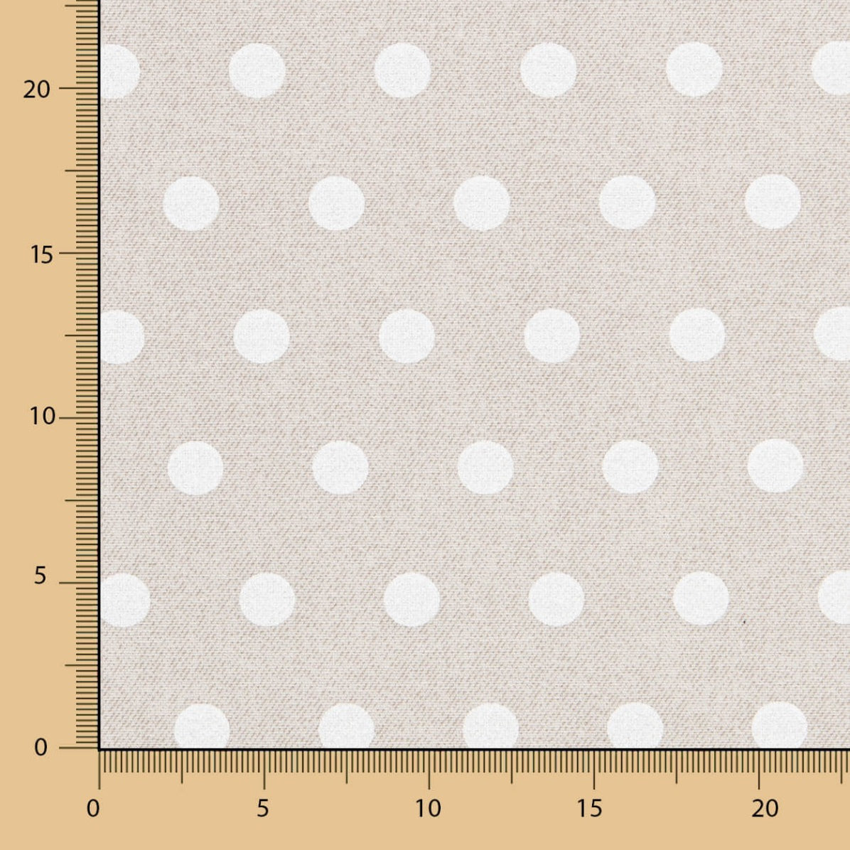 Toalha de Mesa Anti-Manchas Bolinhas Pedra - Ribes y Casals