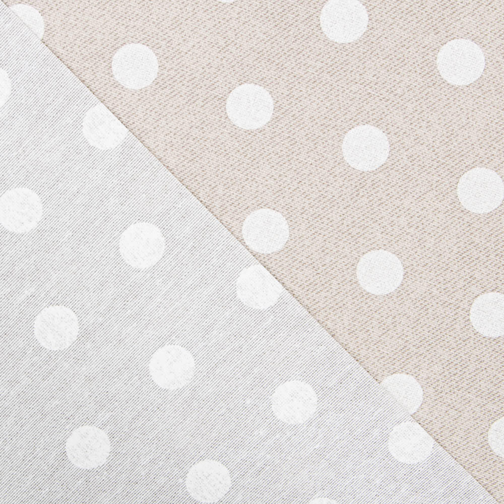 Toalha de Mesa Anti-Manchas Bolinhas Pedra - Ribes y Casals