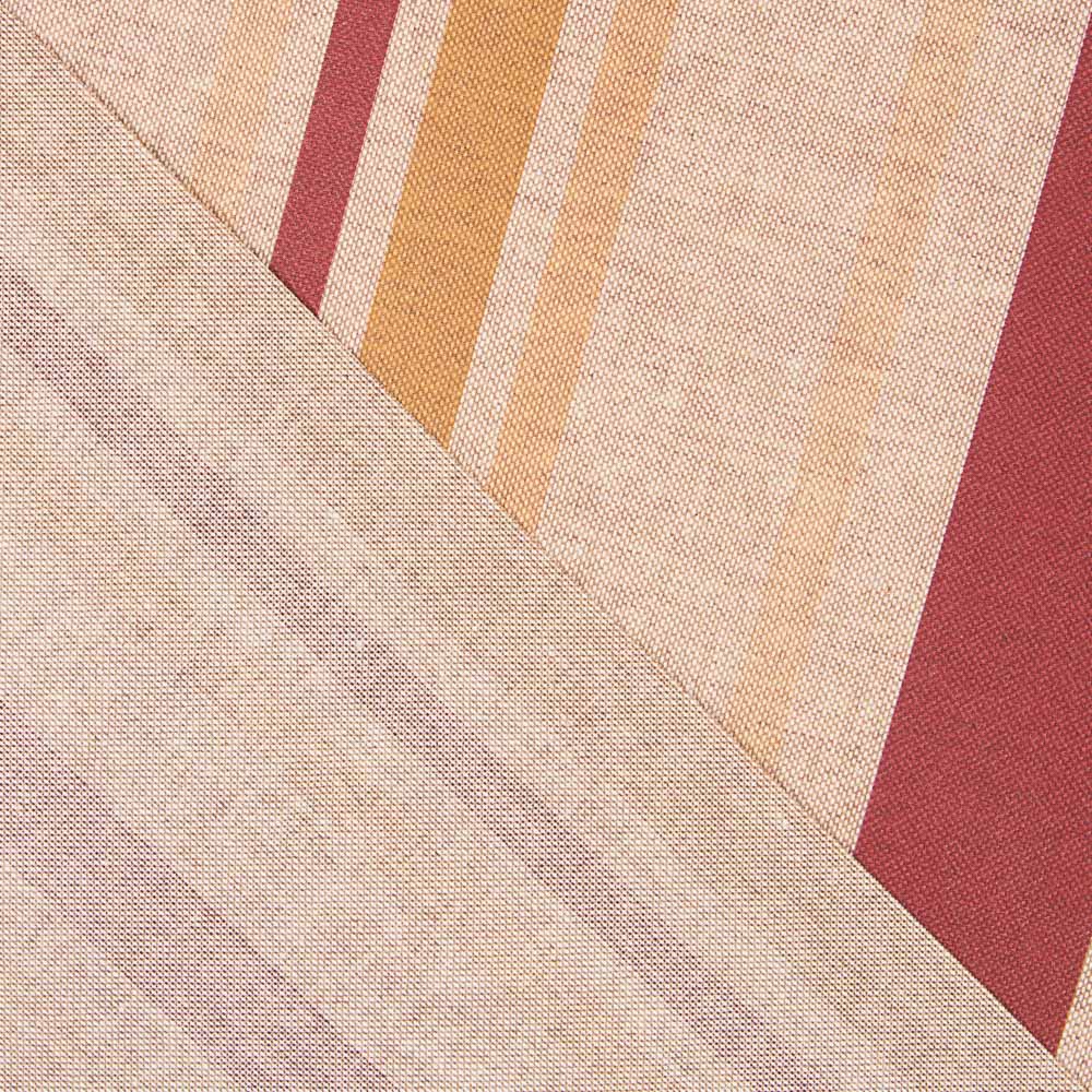 Tecido Toalha Anti-Manchas Aramis Multi Riscas Ochre - Ribes y Casals