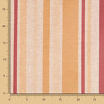 Tecido Toalha Anti-Manchas Aramis Multi Riscas Ochre - Ribes y Casals