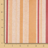 Tecido Toalha Anti-Manchas Aramis Multi Riscas Ochre - Ribes y Casals