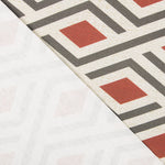 Toalha de Mesa Anti-Mancha Losangos Garnet - Ribes y Casals