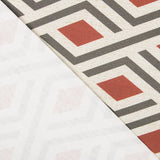 Toalha de Mesa Anti-Mancha Losangos Garnet - Ribes y Casals