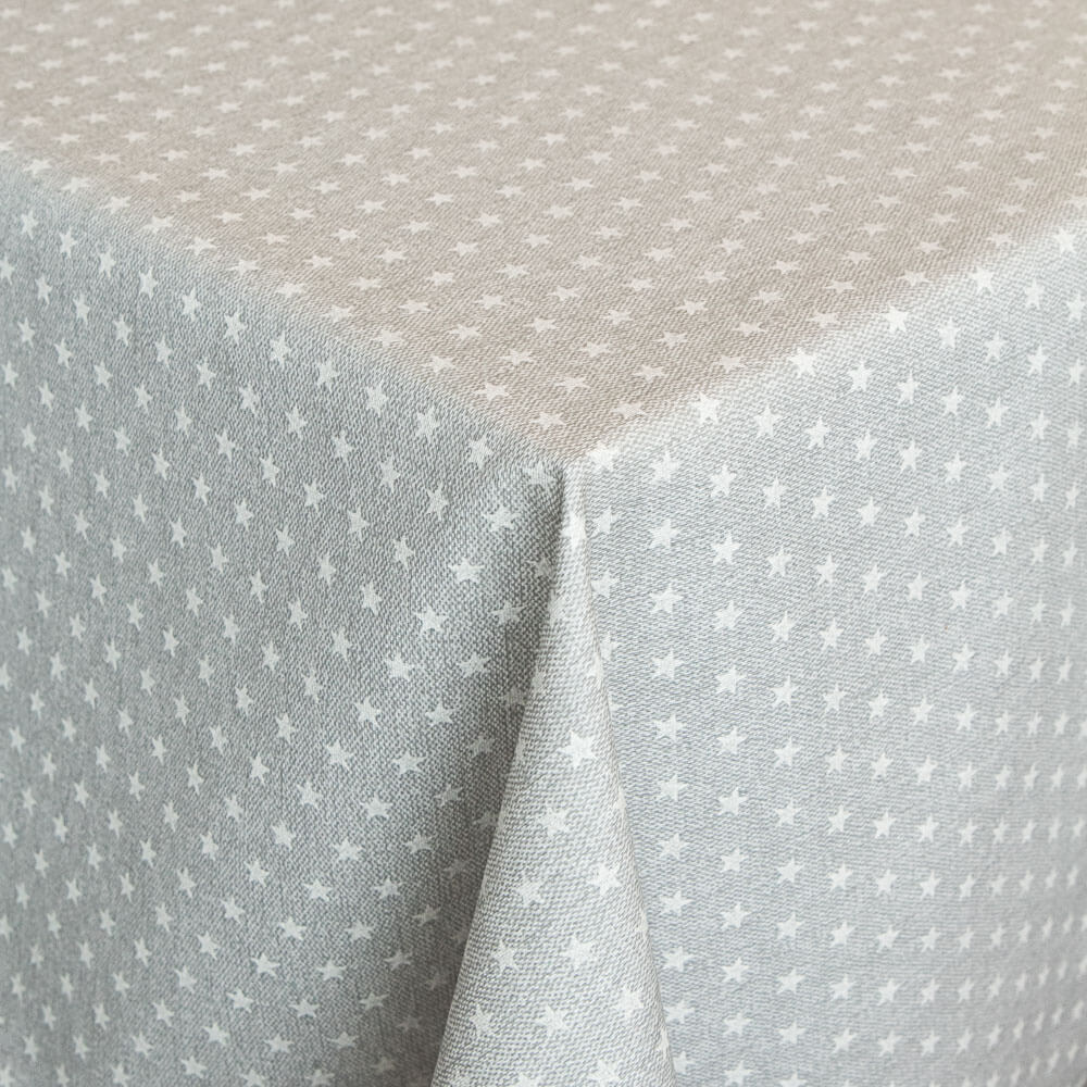 Toalha de Mesa Anti-Manchas Estrelas Cinzento - Ribes y Casals