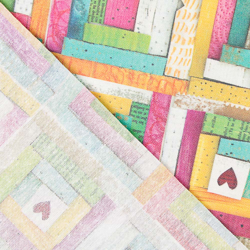 Toalha de Mesa Anti-Manchas Janelas Love - Ribes y Casals