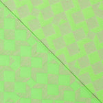 Toalha Anti-Manchas Jacquard Geométrico Verde Flúor - Ribes y Casals