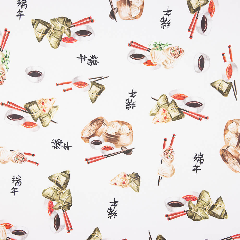 Toalha Mesa Resinada Gyozas Japonesa - Ribes y Casals