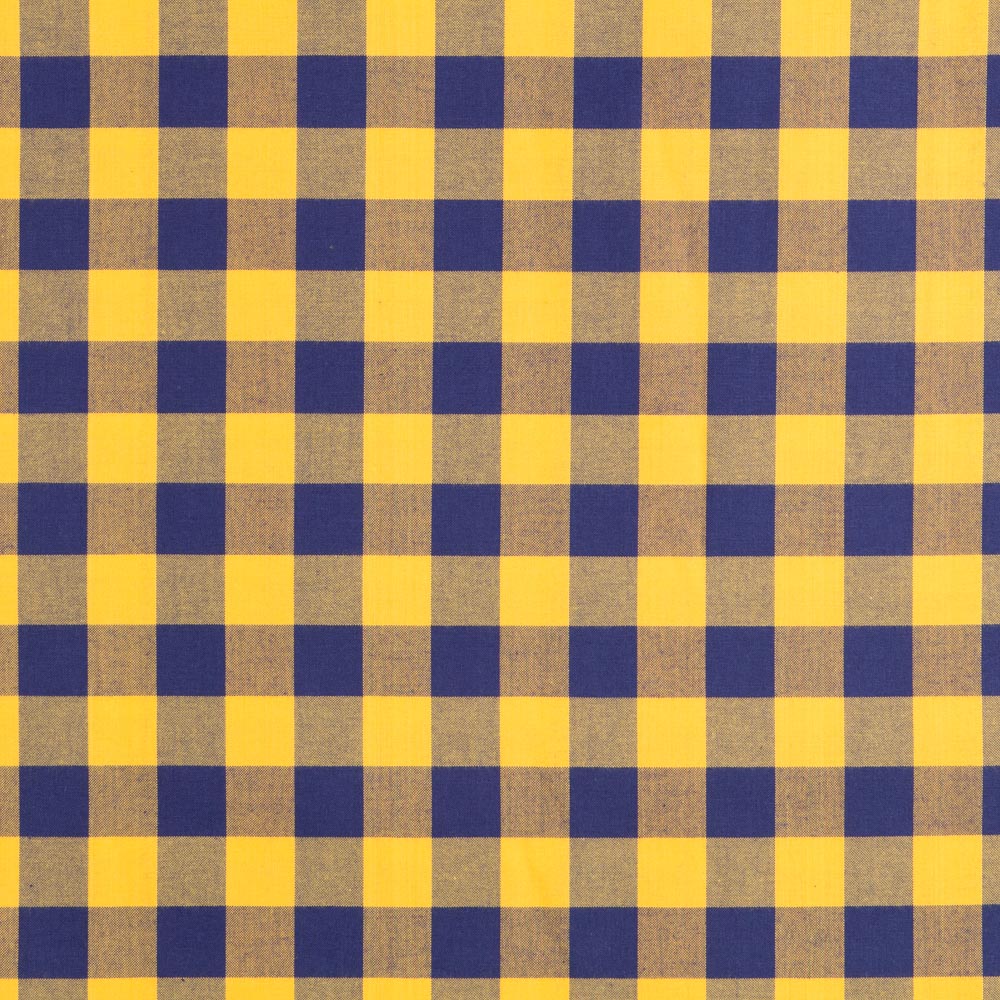 Mantel Cuadros Maxi Azul Amarillo - Ribes y Casals