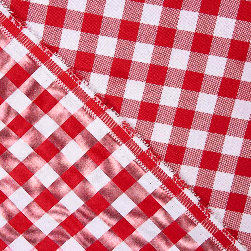 Toalha de Mesa Xadrez Vermelho 13mm - Ribes y Casals