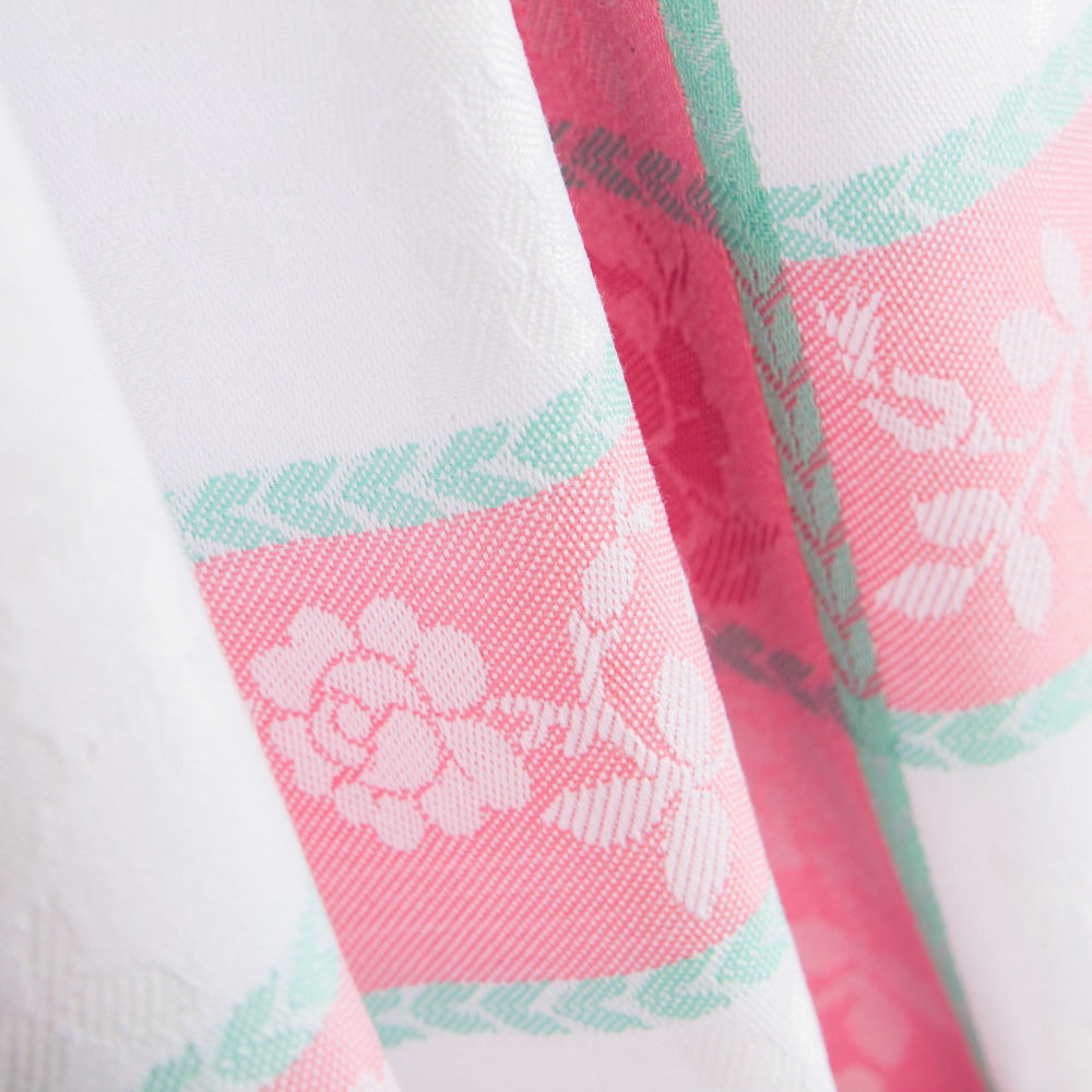 Mantel Jacquard Floral Cenefas - Ribes y Casals