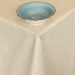 Toalha Mesa Rústica Xadrez Bege - Ribes y Casals