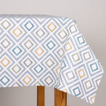 Mantel Resinado Antimanchas Geométrico Gris - Ribes y Casals