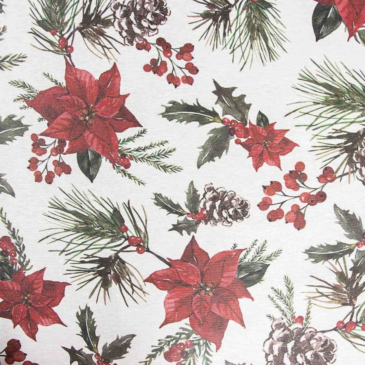 Toalha Resinada Antimancha Natal Flores - Ribes y Casals