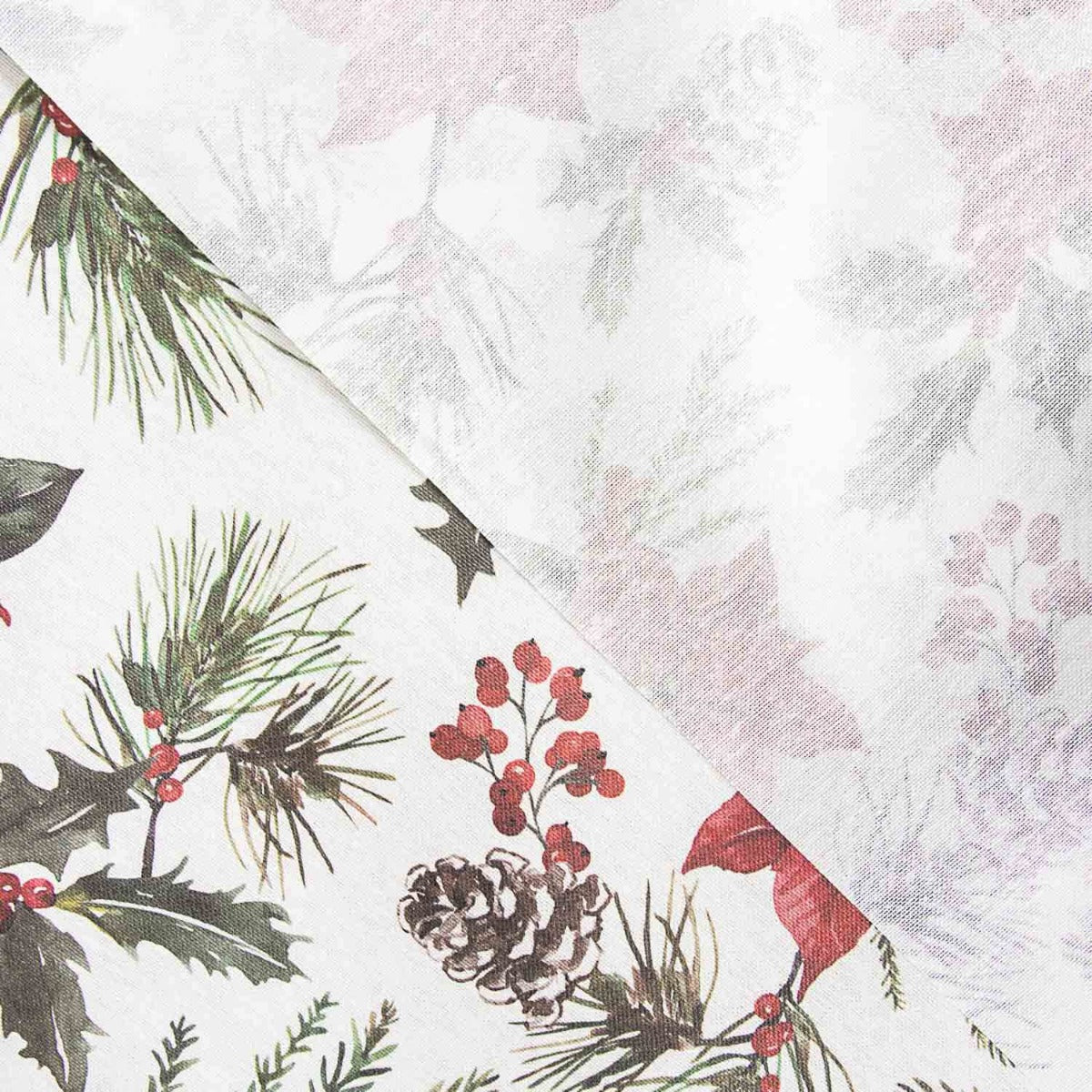 Toalha Resinada Antimancha Natal Flores - Ribes y Casals