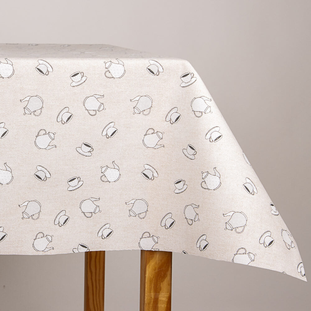 Toalha de Mesa Resinada Antimanchas Canecas - Ribes y Casals