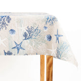 Toalha de Mesa Resinada Coral Azul - Ribes y Casals